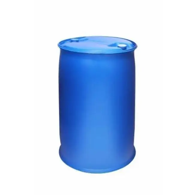 Высококачественный Пластиковый бочонок барабан 200 литров HDPE с открытым верхом синий пластиковый готов к продаже