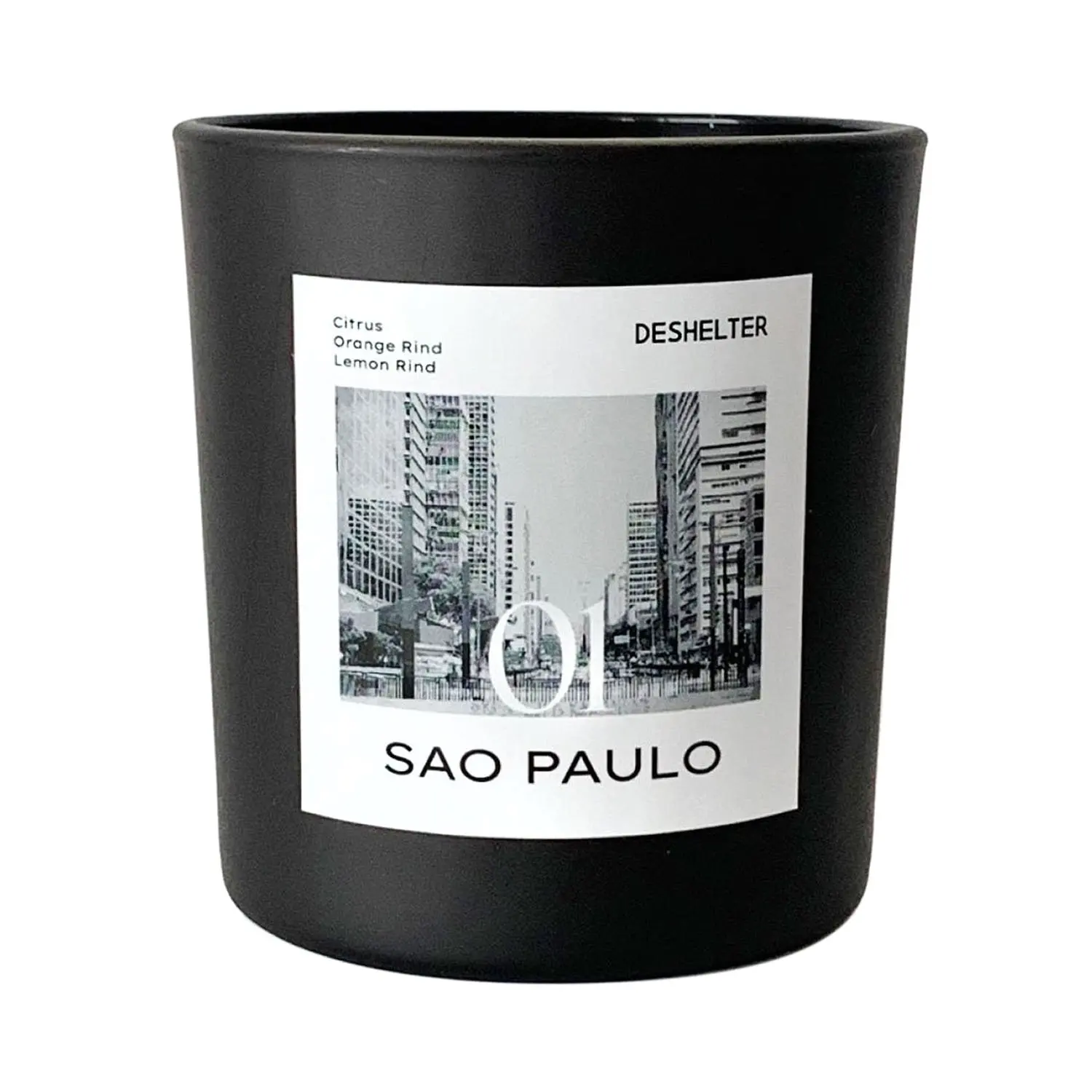 Korean souvenir DESHELTER edition 01 SAO PAULO 7oz Fresh Citrus Scent Soy Candle by Lotte Duty Free