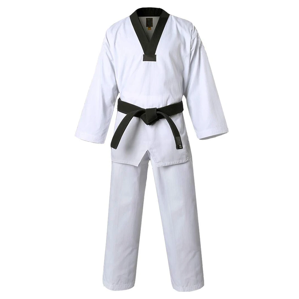 Adult Kids Men Women Taekwondo Uniform 100% Cotton Customized Taekwondo Set Clothes Tkd Clothing Sets Martial Arts Suits