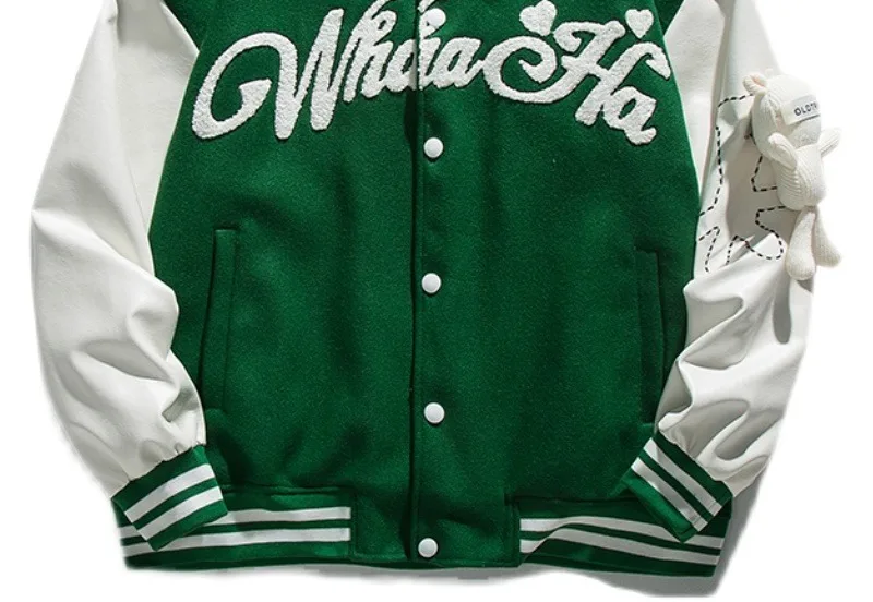 Unisex American Style Varsity Letterman University College Baseball Jacket