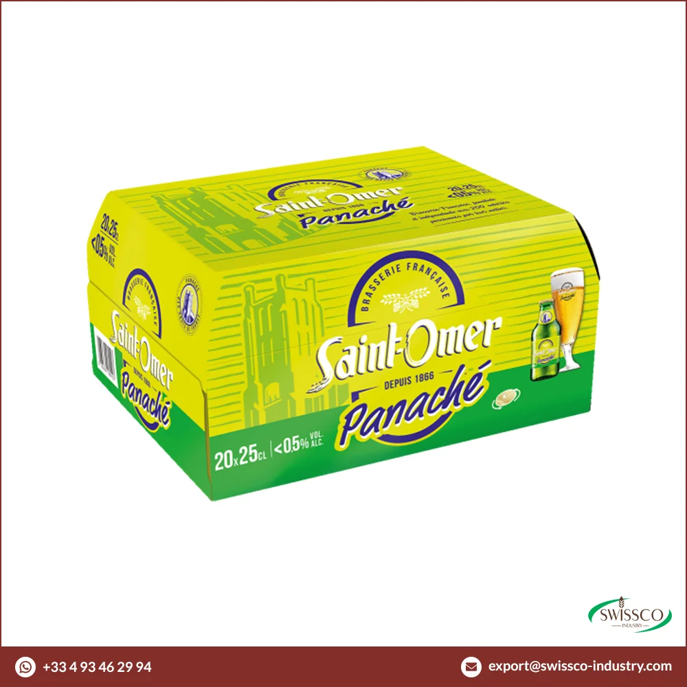 Wholesale Dealer of Top Selling Saint Omer Panache Beer in Glass Bottle of 25CL in Pack of 10 Units
