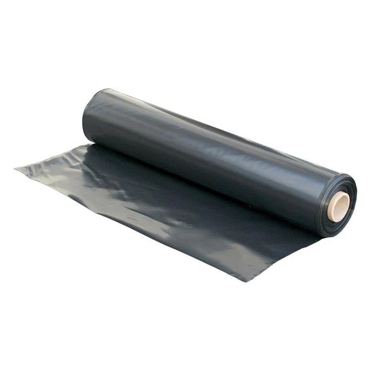 Wholesale Protective Sheet Construction Film Black Color PE and Waterproof Membrane for Building and Construction Used