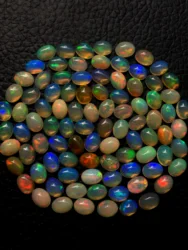 Wonderful Quality Natural Ethiopian Welo Opal Calibrated Plain Cabochon Making Jewelry Ring Wholesaler Price per Carat