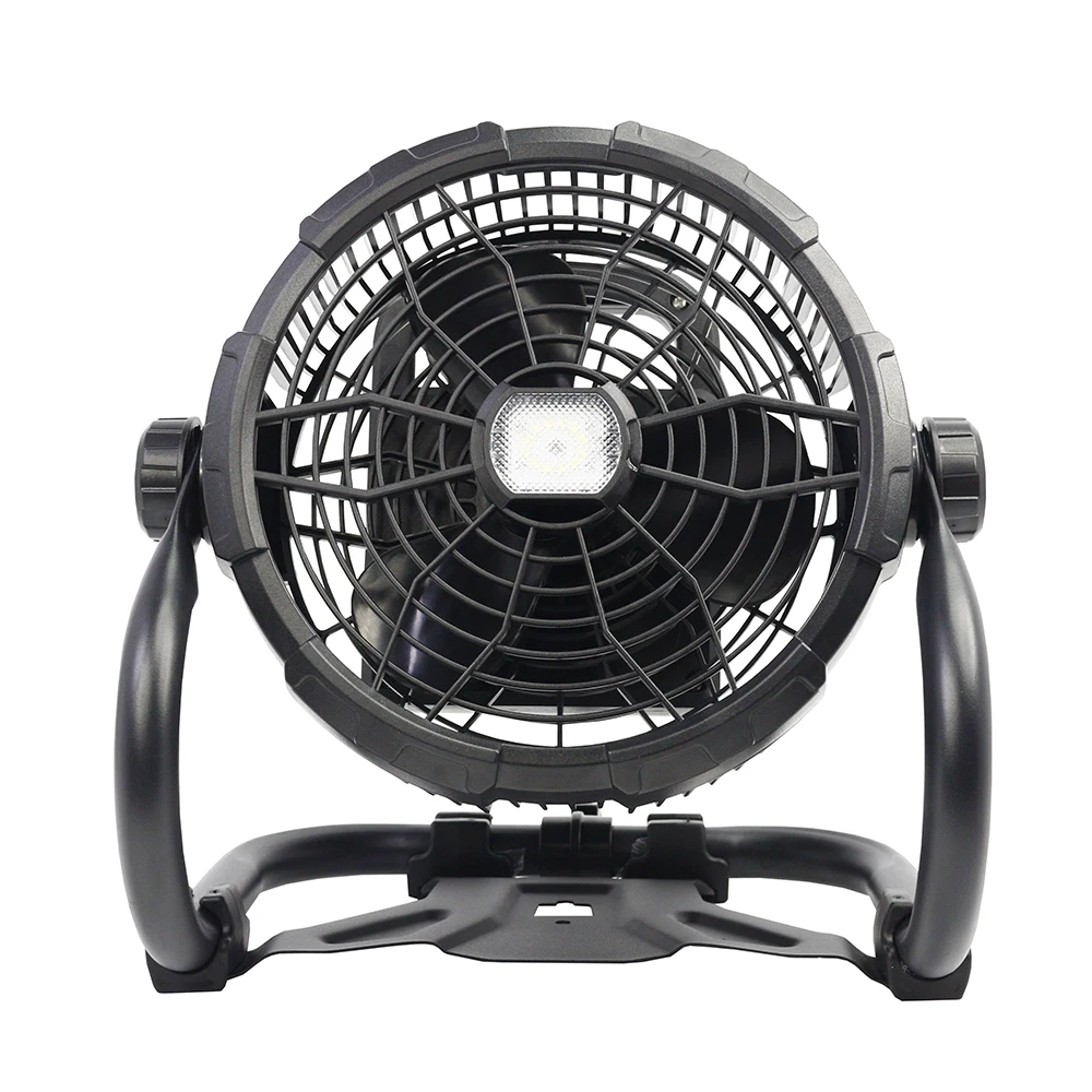 Camping Fan with LED Light Suitable for Dewalt for Milwaukee 18V 20V Lithium-ion Battery with A Battery Adapter Use for tools