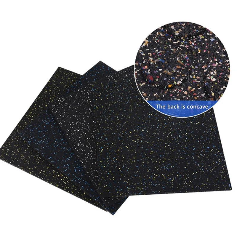 Anti-slip Rubber Tile Flooring School Gym Rubber Flooring 20mm Gym Mat Rubber Flooring