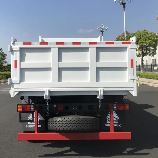 Sinotruk  HOWO Right Hand Driving 4X2 2 Axles  7-10Ton Euro 2 371 hp   6 Tyres  Light Dump  Truck  for sale