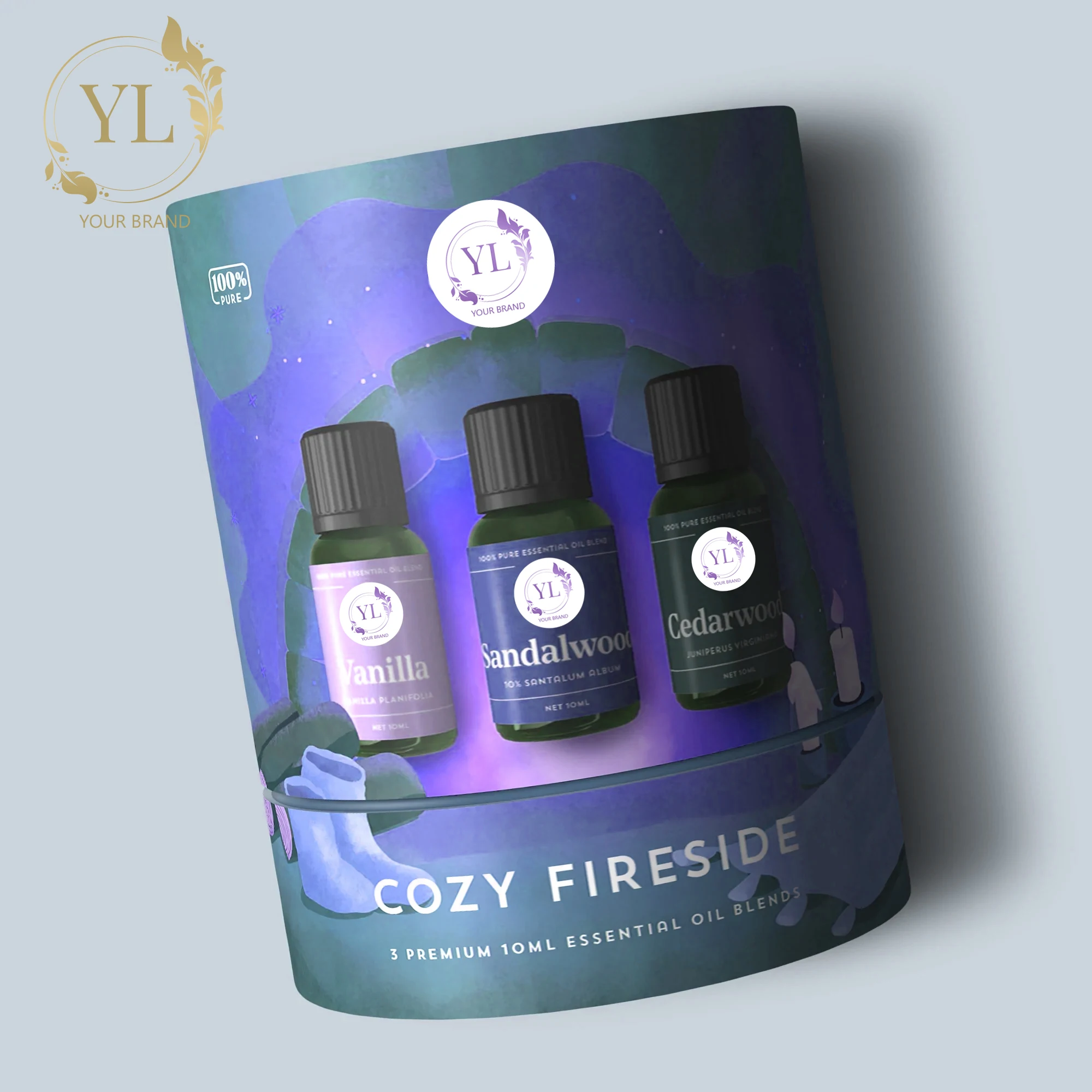 Essential Oil Manufacturers Wholesale Sale Custom Packaging Private Label 10ml Organic Essential Oil gift Set