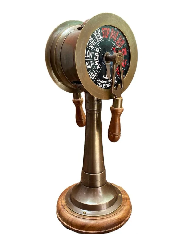 Vintage Style Collectible Marine Brass Telegraph Nautical Designer Metal Crafts Pen Holder Telegraph In Wholesale Cheap Price