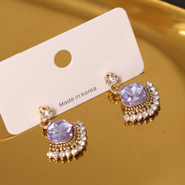 Crystal Flare 130 Antique Earring made in Korea party wedding jewelry