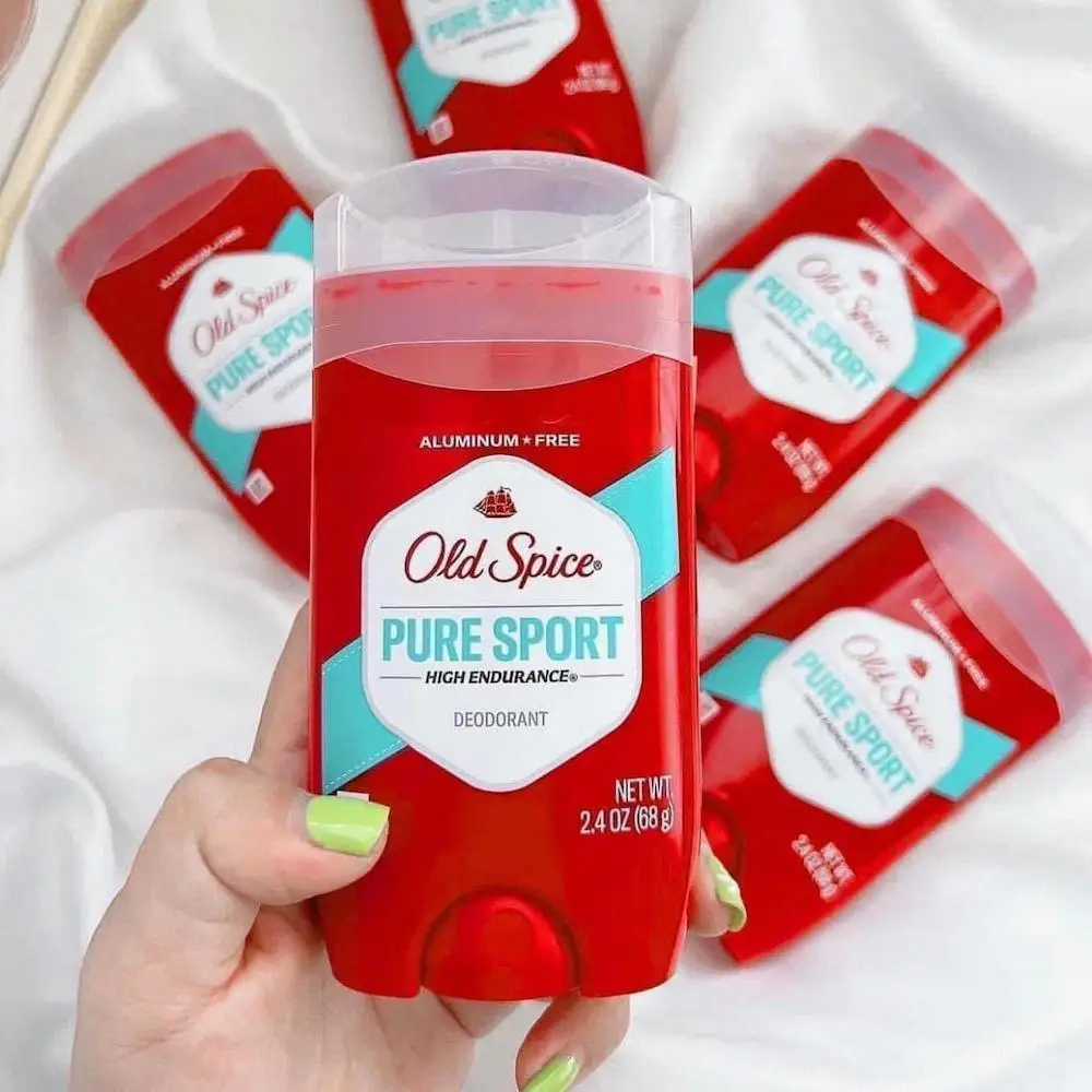 Old Spice Pure Sport 24Hrs Top Rated High Endurance 68g Gel Deodorant Aluminum Free Freshly Sold