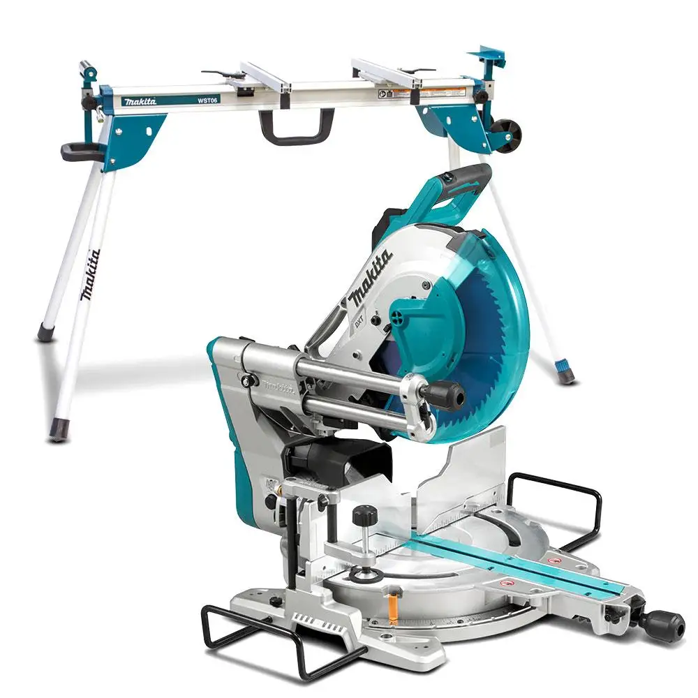 LS1219-AWST06 торцовочная пила Makitas 1800 Вт 305 мм (12 дюймов) со складными ножками на 2,5 м