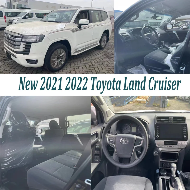 Автомашины Toyota Land cruiser подержанные 2022 с левым рулем бензиновый дизельный внедорожник седан Rover легкий металлический турбо-камера EV