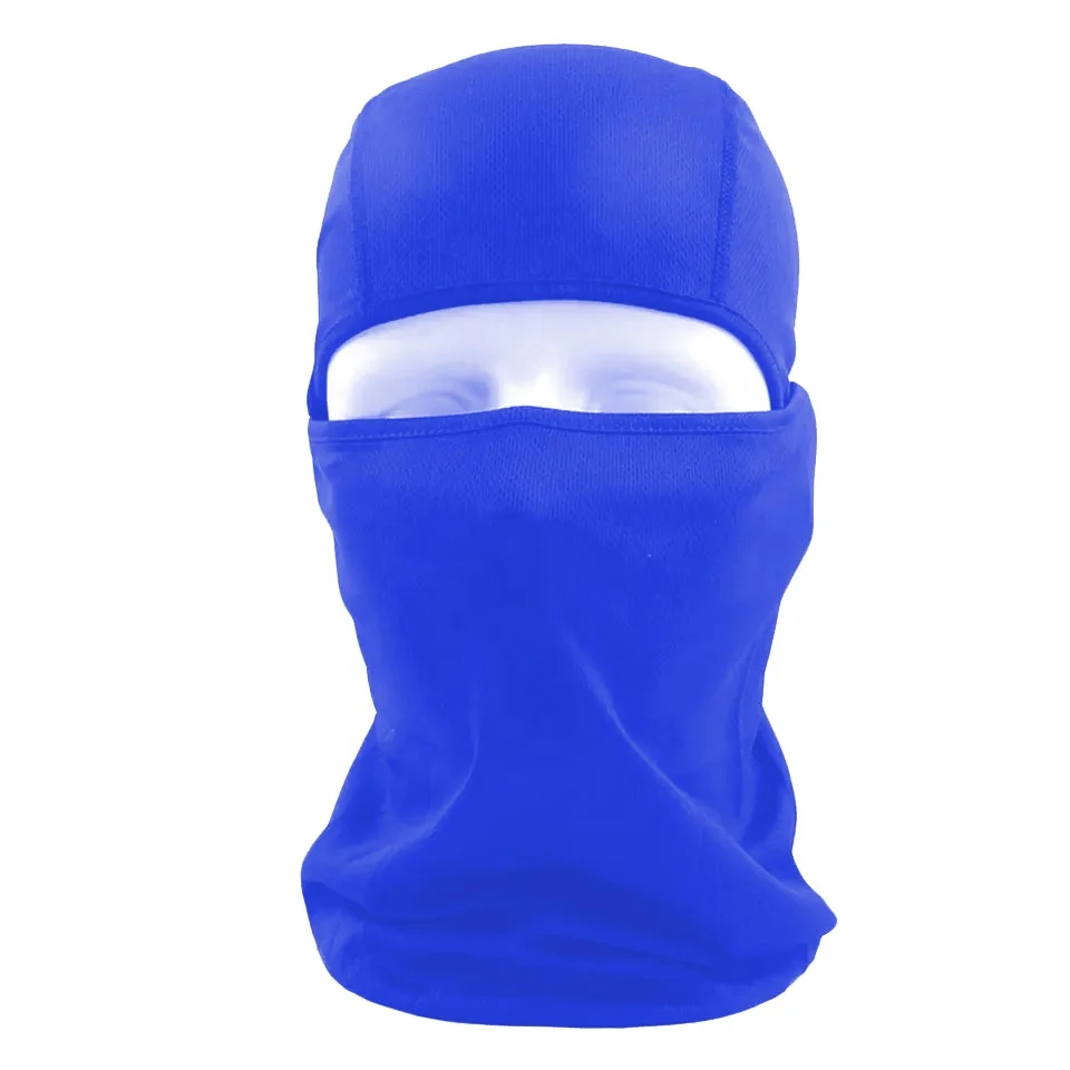 Popular Multifunction 1 hole Breathable Polyester Spandex Mesh Balaclava Custom Ski Face Masks Outdoor Cycling Motorcycle Sports