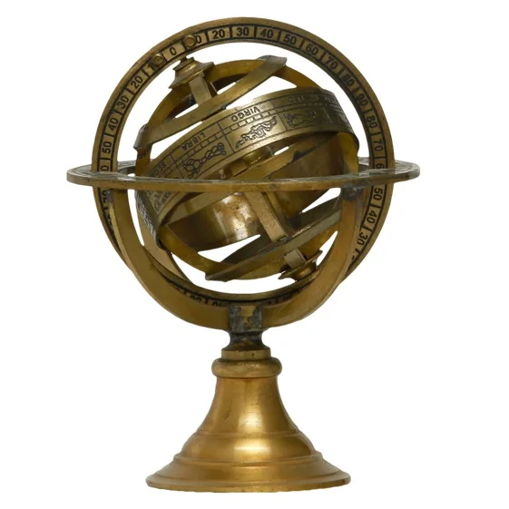 Metal Globe For Tabletop Decorative Aluminum Modern Shiny Desktop Globe Good Premium Quality Direct Factory Wholesale Price