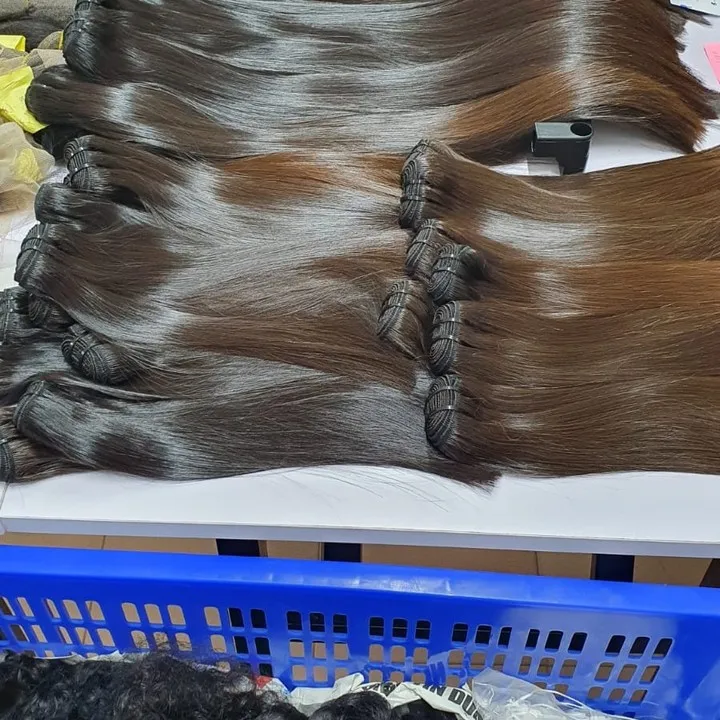 Волосы для черных женщин remy Прямые пряди необработанные натуральные волосы наращивания