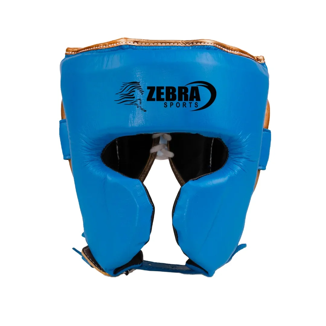 Custom logo Boxing Headgear MMA Protector Headgear Fighting Sparring Helmet with Nose Guard Head Guard