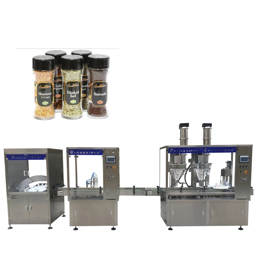 Support DDU saving material 50g 100g 120g spice powder filling machine
