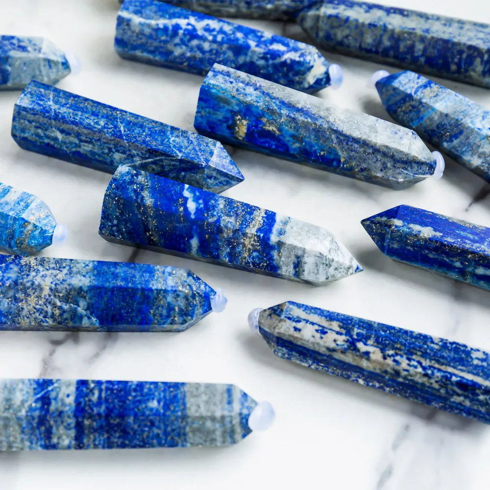 Wholesale High Quality Reiki Lapis Lazuli Point Obelisk Natural Healing Crystal