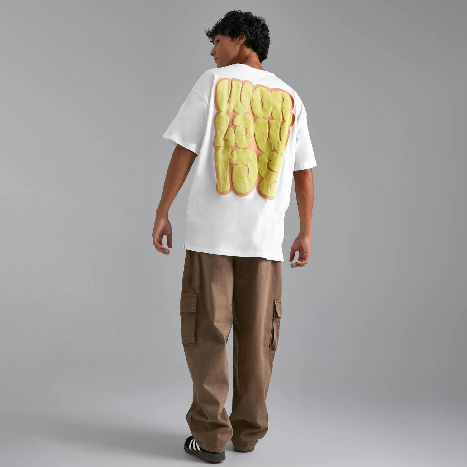 250 Gsm Supima Cotton T Shirt For Men With Logo Tee Short Sleeve Men Custom 3d Foam Puff Print Graphic T Shirt puff print