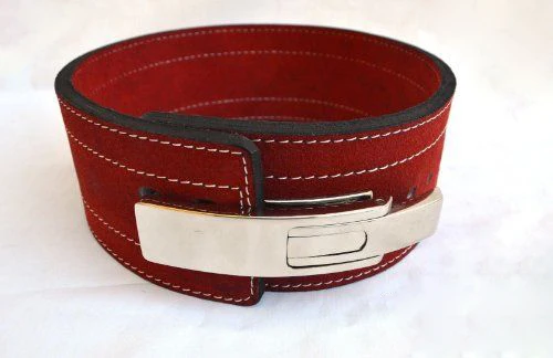 Wholesale Custom Logo Power Lift Lever Soft Leather Buckle Heavy Fitness Gym Weight Lifting Belt