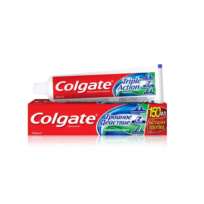 Colgate Cavity Protection Toothpaste with Fluoride -White 6 (Pack of 6)