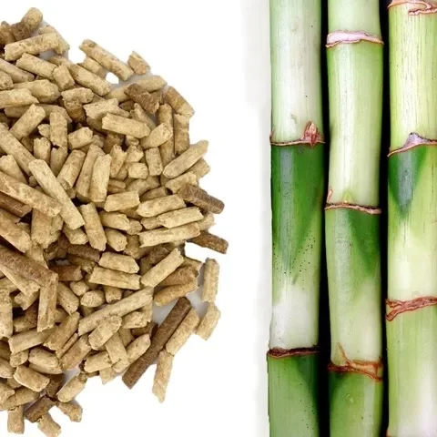 100% natural 2KG low ash bamboo flavor wood pellets for BBQ Accessories