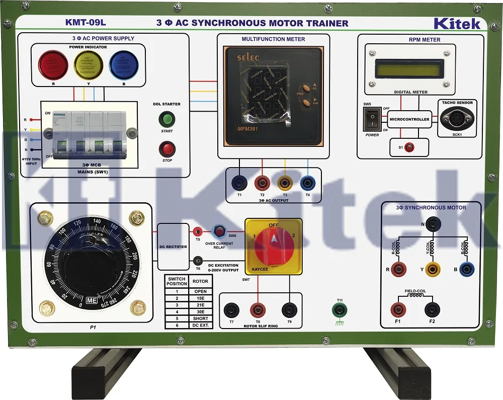 3 PHASE SYNCHRONOUS MOTOR TRAINER
