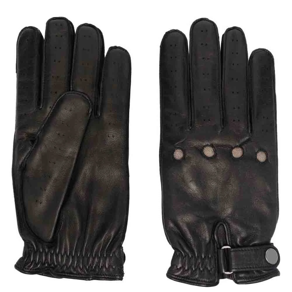 Women Warm Winter Dressing Genuine Leather Glove Double Face Leather Glove