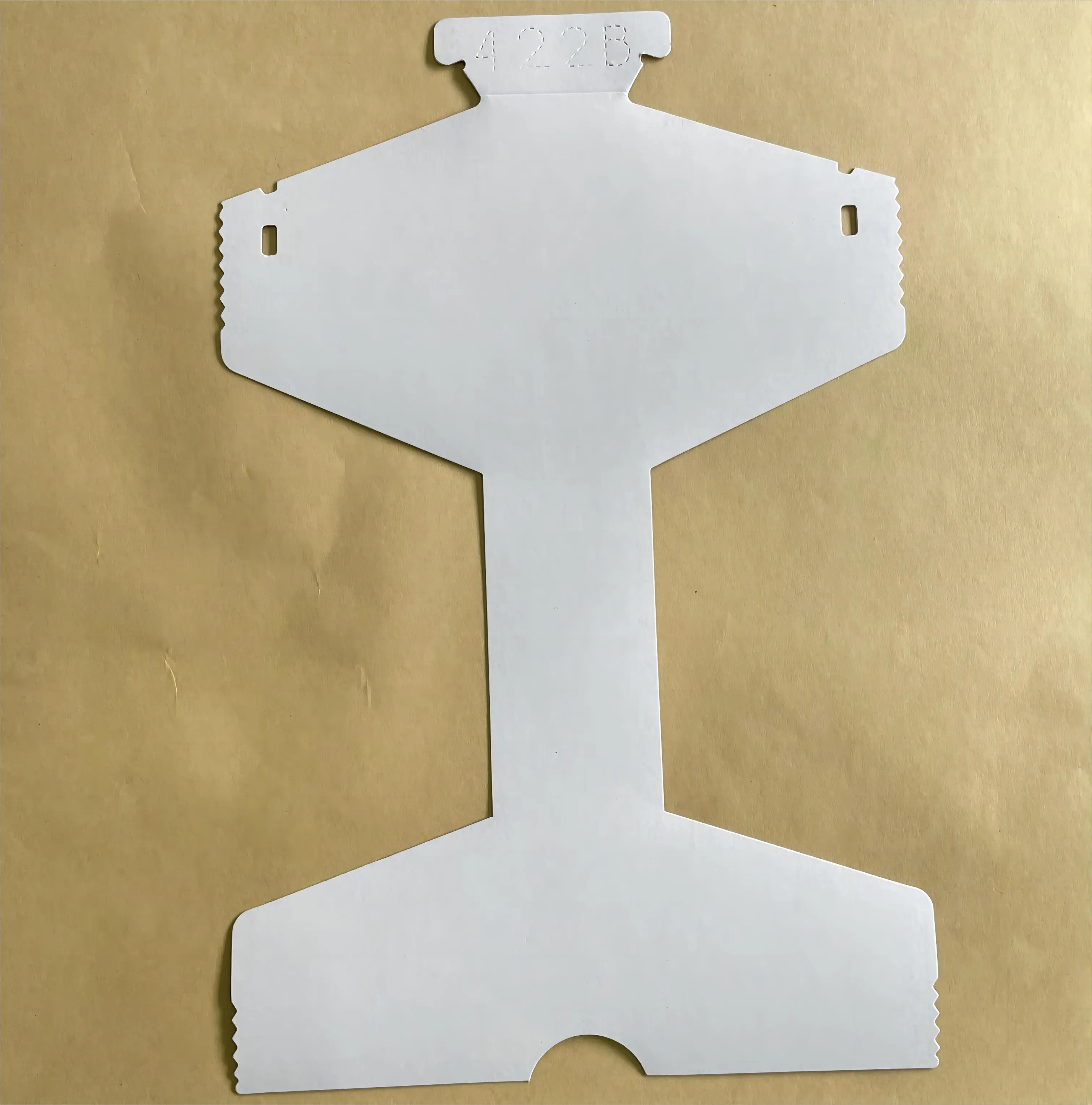 Factory Direct Garment Accessories Shirt Cardboard Shirt Support Shirtboards Paper Rectangle Customizable Support Kit for Shirts