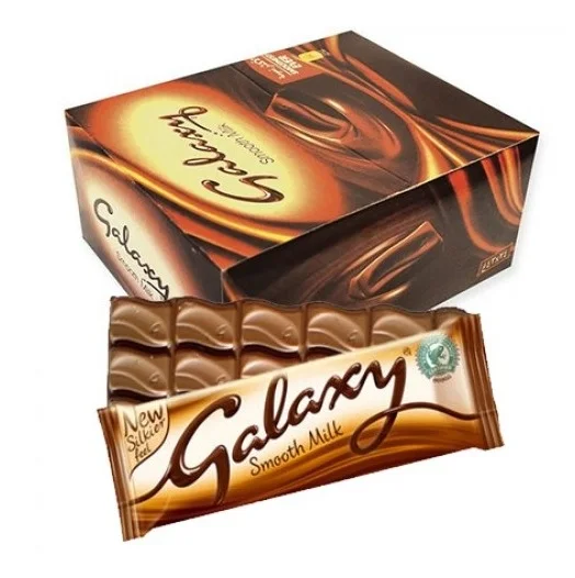 Galaxy Smooth Caramel Chocolate Block 135g