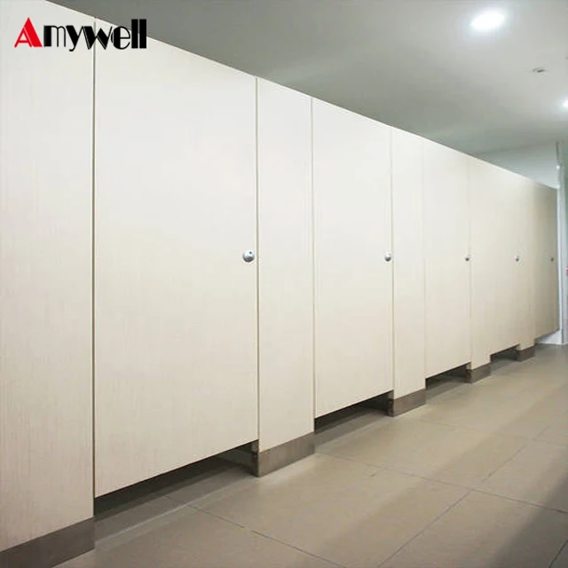Amywell durable Modern Phenolic Compact hpl Toilet Cubicle
