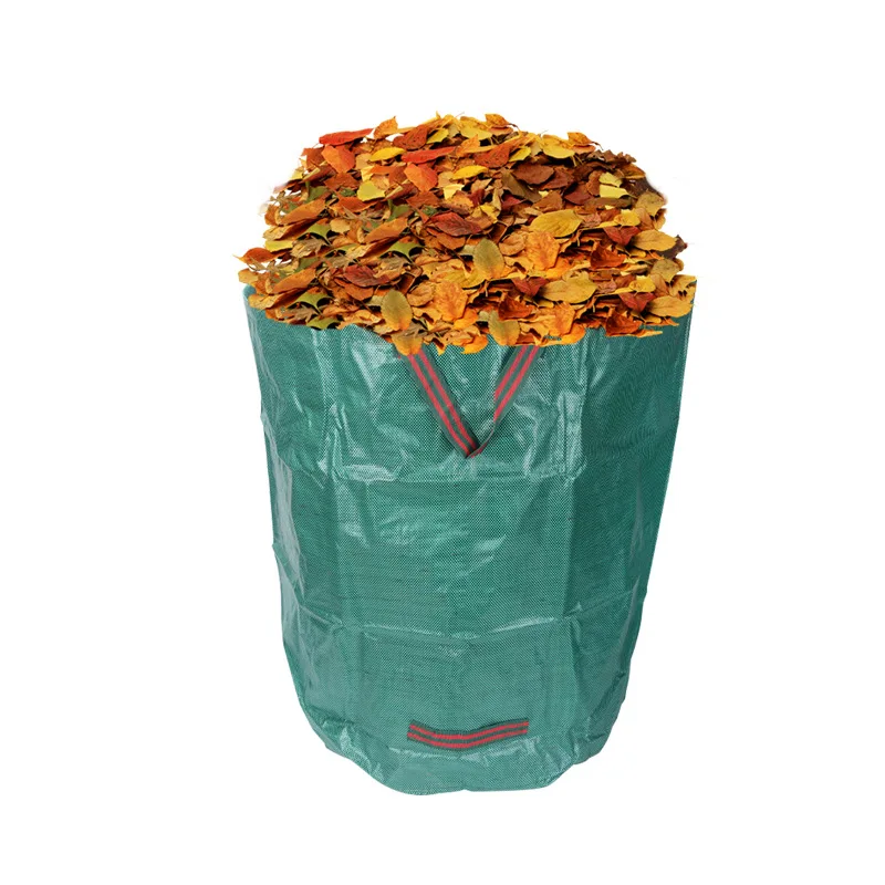 Waterproof foldable garden waste bag large capacity park lawn garden leaf waste bag