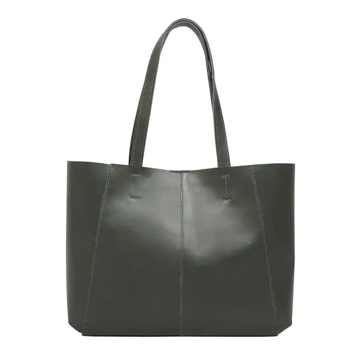 Luxury Quality Smooth Italian Polished Finish Genuine Leather Tote Bag Vintage style Top Indian Supplier
