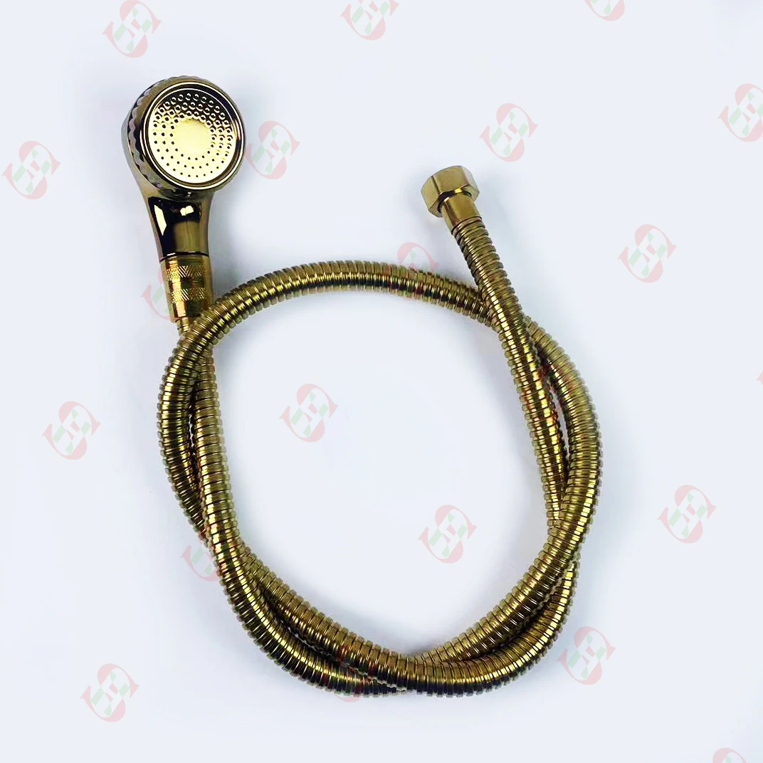 Shenghui Shampoo Basin Accessories Shower Beauty Salon Gold Head With Handheld Showers