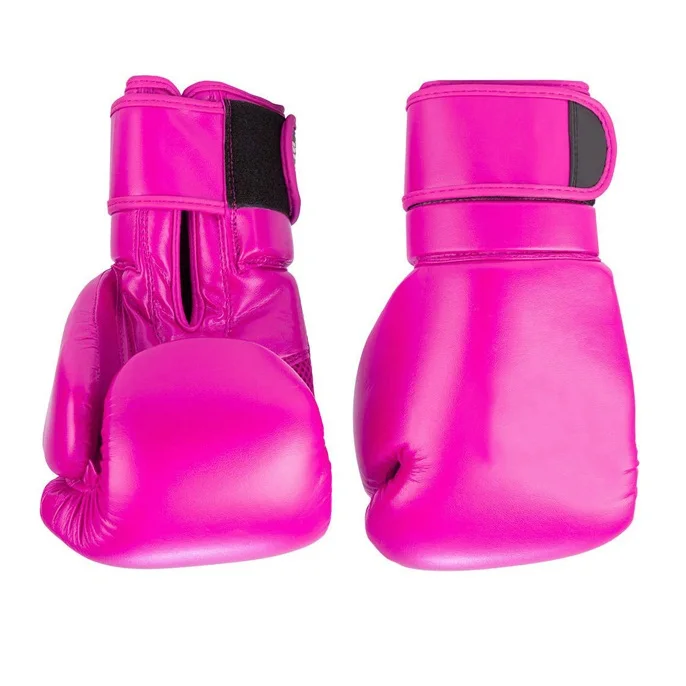 Custom logo Kickboxing Punching Heavy Bag glove leather 16oz Sparring Martial Arts Training Boxing Gloves