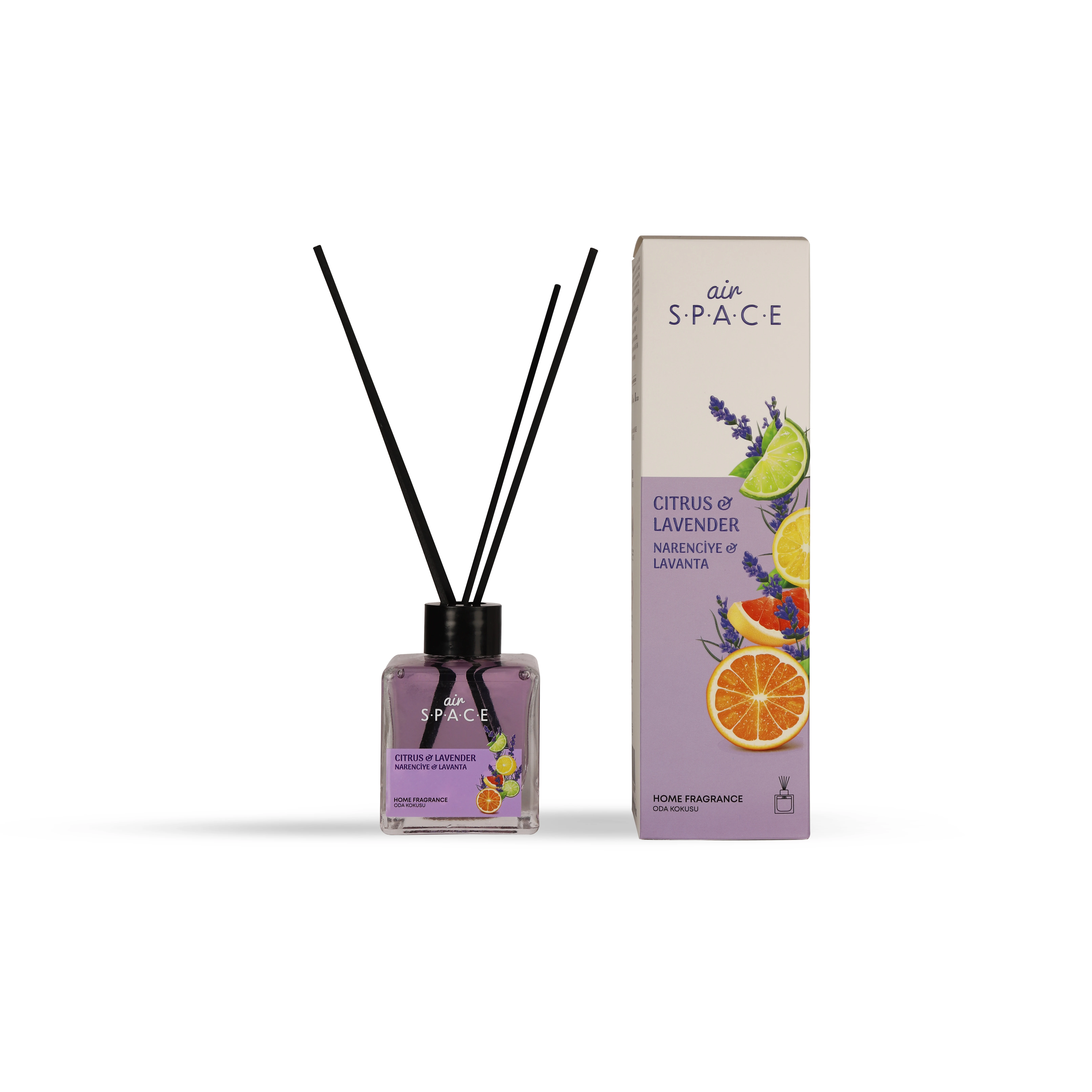 100 ML Air Space Peach Reed Diffuser Fragrance Home Fragrance Aromatic Scent Fiber Sticks Made in Turkiye