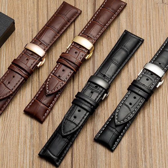 ZT factory Genuine Leather Luxury cowhide watch band and strap