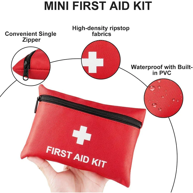 Wholesale First Aid Kit Pouch Waterproof Lightweight Small Emergency Bag Survival Kit Medical Bag Gift First Aid Kit Small