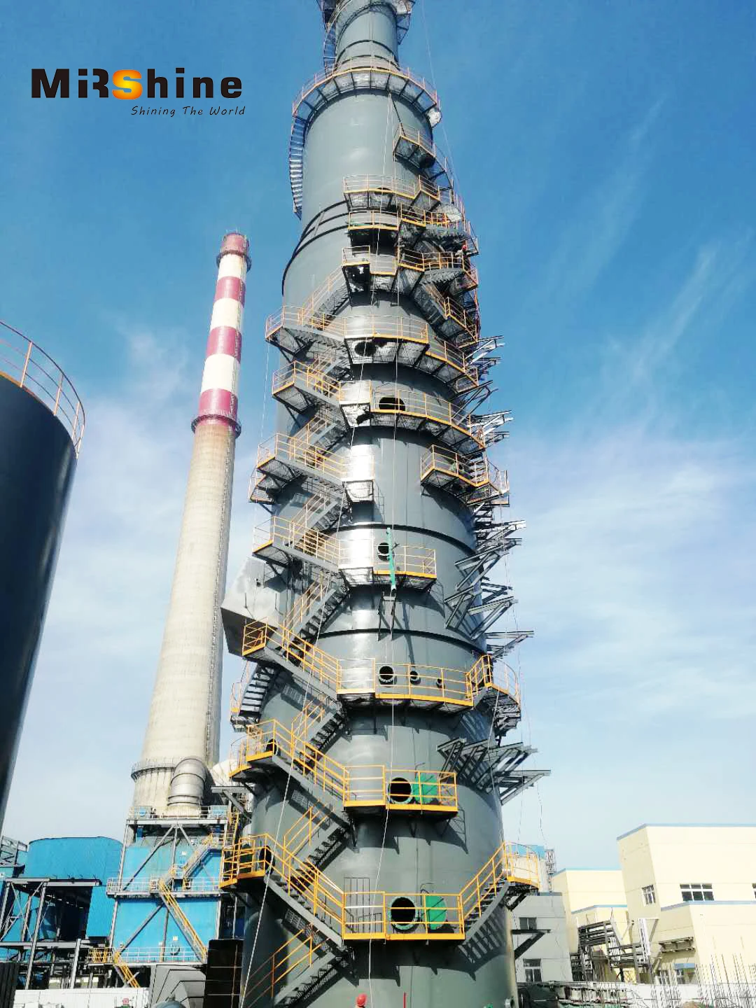 Industrial desulfurization and denitrification/flue gas dust removalSulfur-containing gasAmmonia scrubberWet scrubber