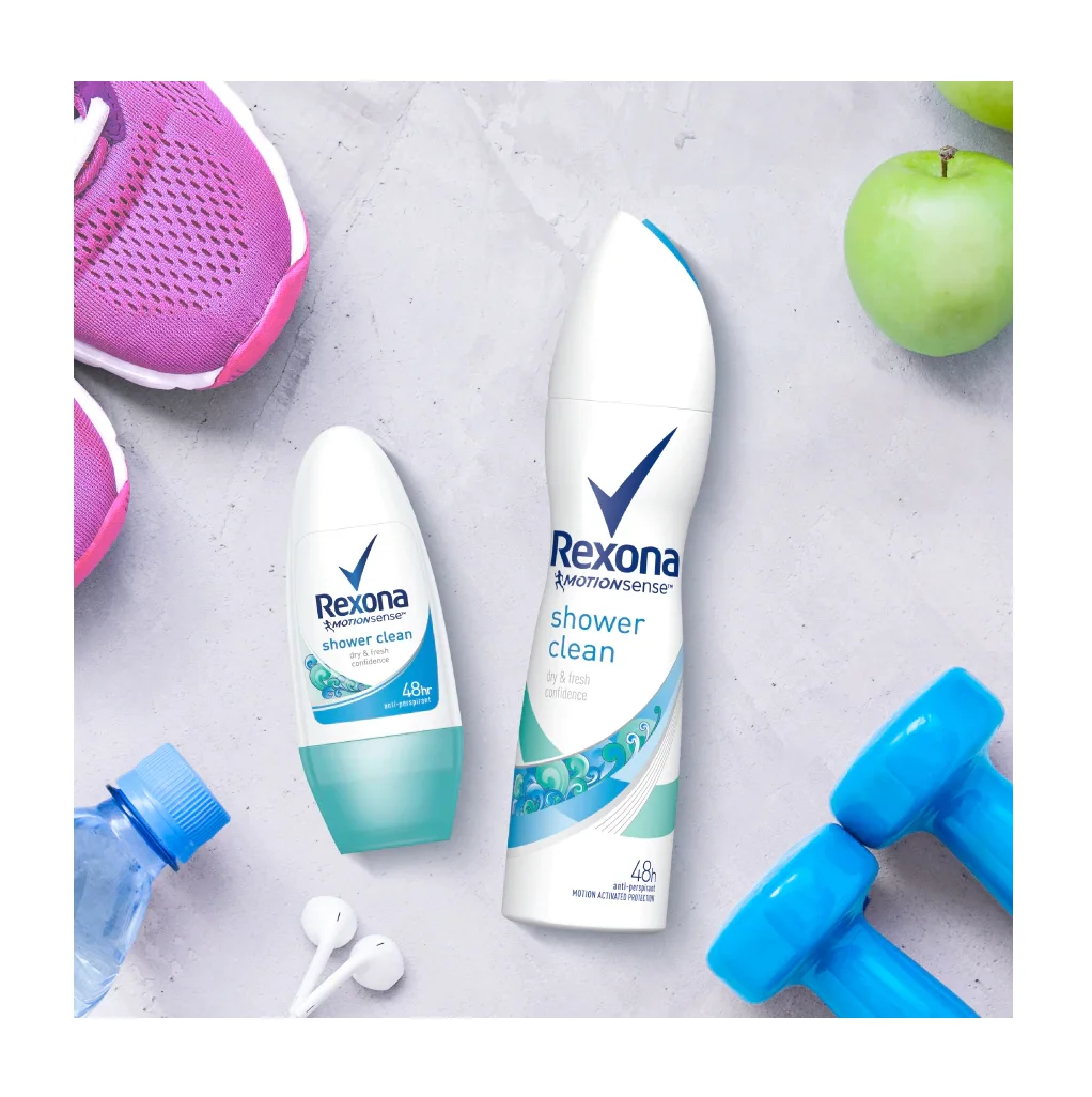 Hot Sale Price Of REXONA Women Shower Clean Spray Deodorant For Sale