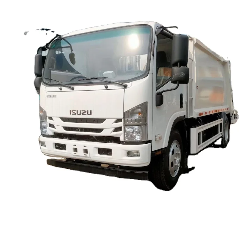 Household garbage collector trucks 8-10m3 compressed rubbish truck