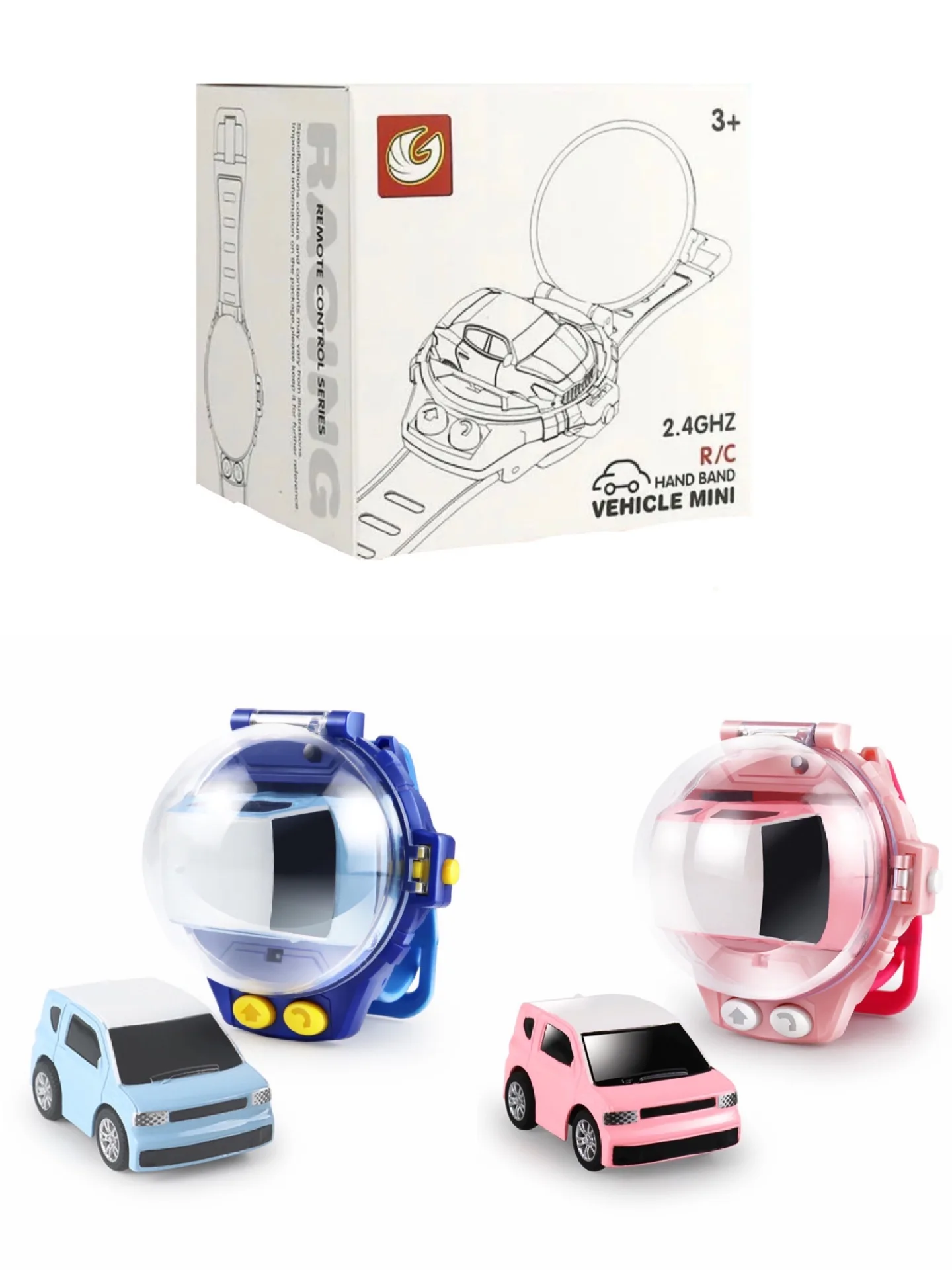 Kids Rechargeable Rc Mini Alloy Vehicle 2022 New Arrival Watch Remote Control Car Toy