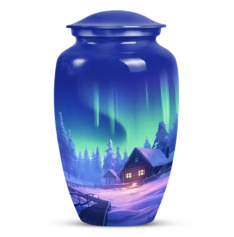 Northern Lights Urns For Human Ashes Cremation For Ashes For Adults Funeral Custom Memorials Urns for Male