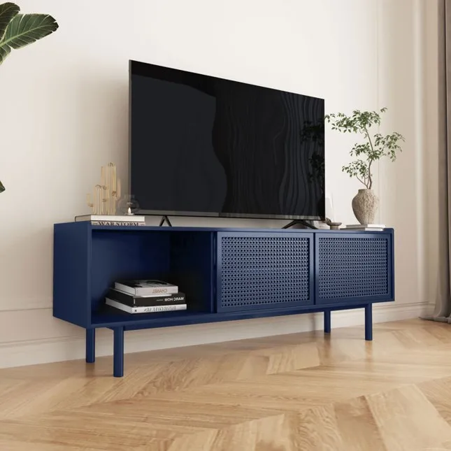 Media Console tv настольная подставка. Подставка для телевизора с средней полкой идеально подходит отображения вашей игровой консоли шкафа/закрытого хранилища