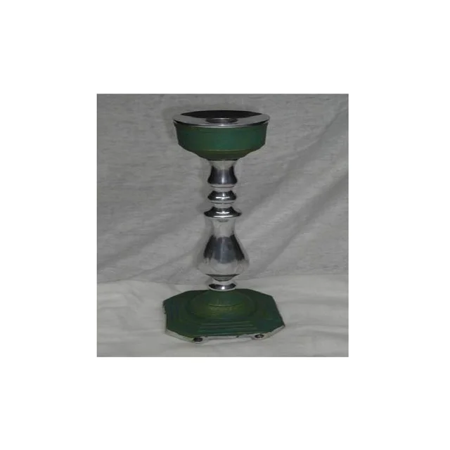 Single Light enamel color handmade metal candle stand