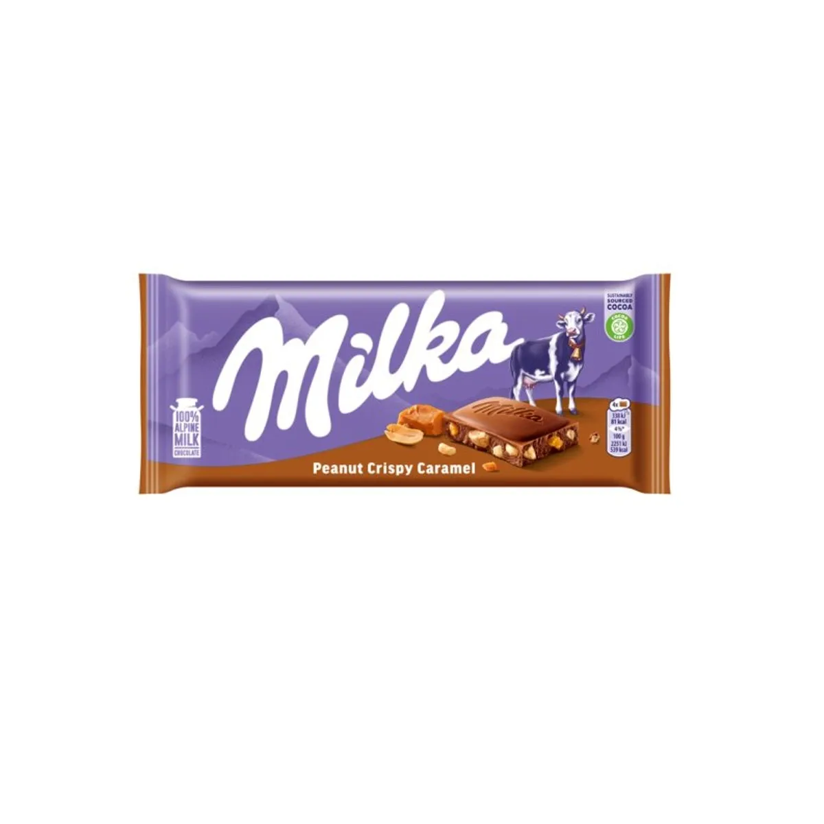 Mil- ka Chocolate Bar All Flavor Available - 90g Peanut Caramel Original Taste - Confectionery