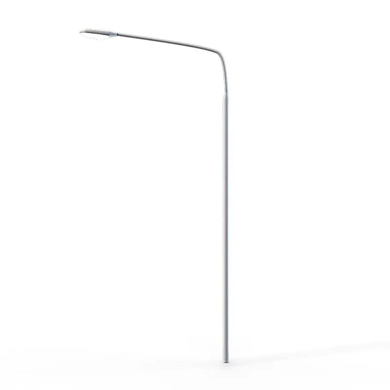 High Quality Outdoor Galvanized 3m 6m 8m 10m 12m Double Arm Solar Street Lighting Pole