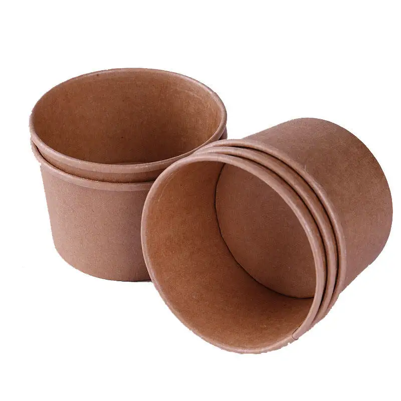 custom disposable bowls 32oz  different size Disposable soup bowl Kraft Paper Take Out  Packing  disposable paper Bowl