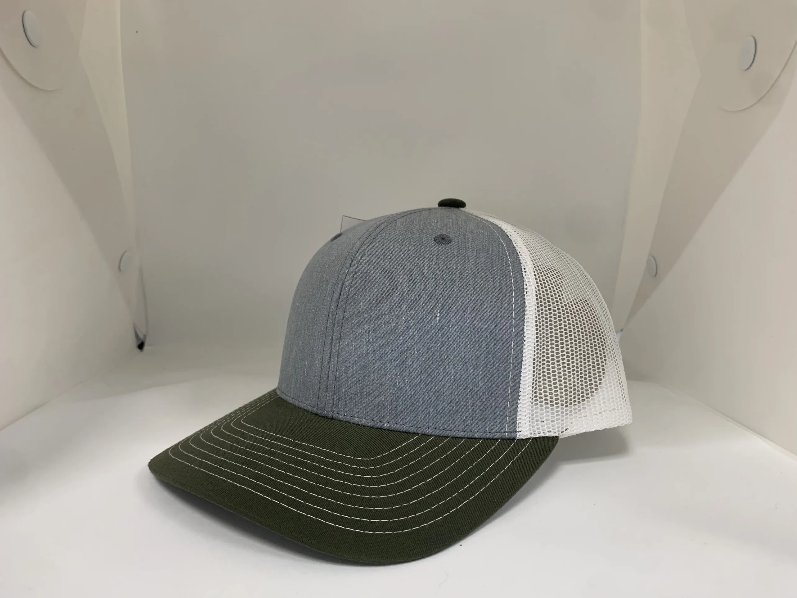 Charcol/ White Mesh Richardson Trucker 112 style Hats Real Vietnam made hats with Custom logo Promotional Business Hats Caps