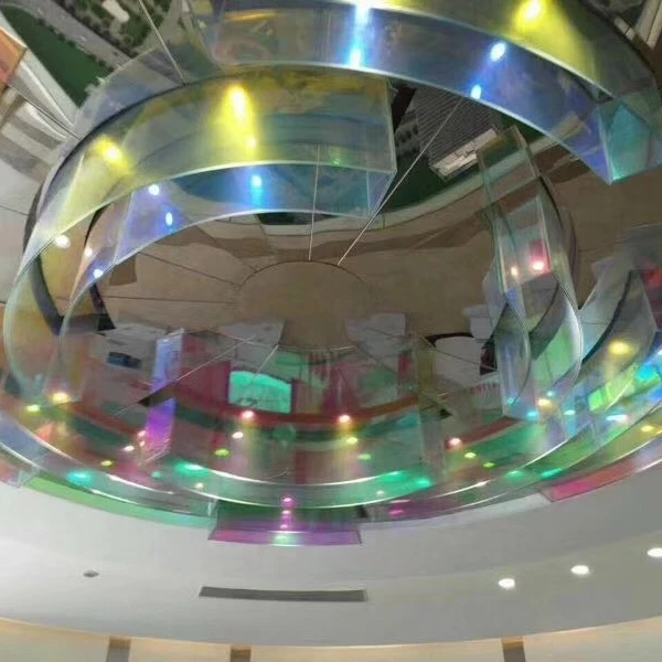 Nice Decorative Colored Dichroic Glass Panels for Glass Decoration